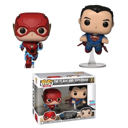 Pop! Vinyl - DC Justice League - The Flash and Superman Race NYCC 2018 Exclusive 2-pack