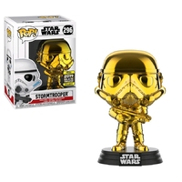 Pop! Vinyl - Star Wars - Stormtrooper Gold Chrome 2019 Galactic Convention US Exclusive