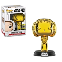 Pop! Vinyl - Star Wars - Princess Leia Gold Chrome 2019 Galactic Convention US Exclusive