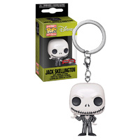 Pop! Vinyl Keychain - Disney Nightmare Before Christmas - Jack Skellington Metallic