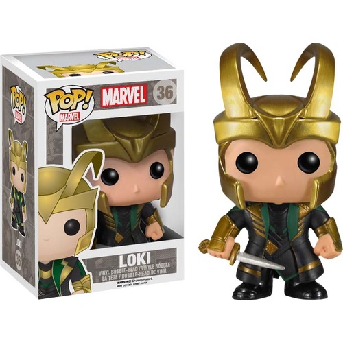 Pop! Vinyl - Thor Dark World - Loki with Helmet