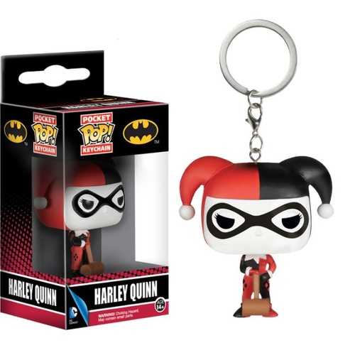 Pop! Vinyl Keychain - Batman - Harley Quinn