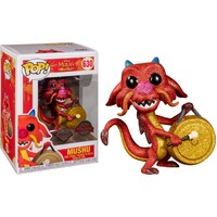 Pop! Vinyl - Disney Mulan - Mushu with Gong Diamond Glitter US Exclusive