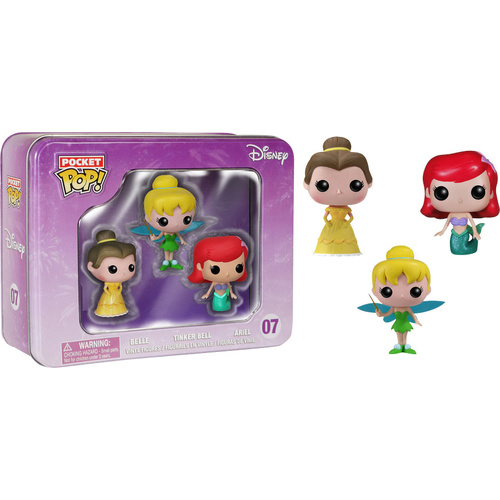 Pop! Vinyl - Disney Princesses Pocket 3-Pack Tin