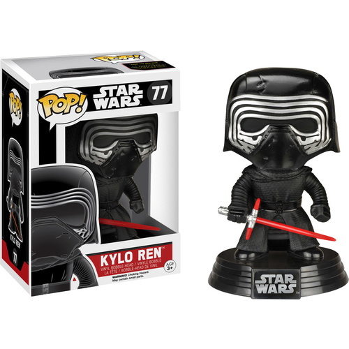 Pop! Vinyl - Star Wars - Kylo Ren (No Hood) Episode 7 The Force Awakens