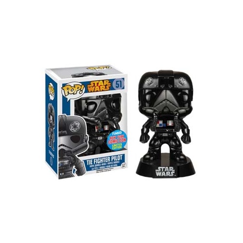 NYCC 2015 LIMITED EDITION Chrome Pop! Vinyl Star Wars - Tie Fighter Pilot