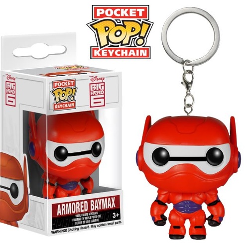 Pop! Vinyl Keychain - Big Hero 6 - Armored Baymax