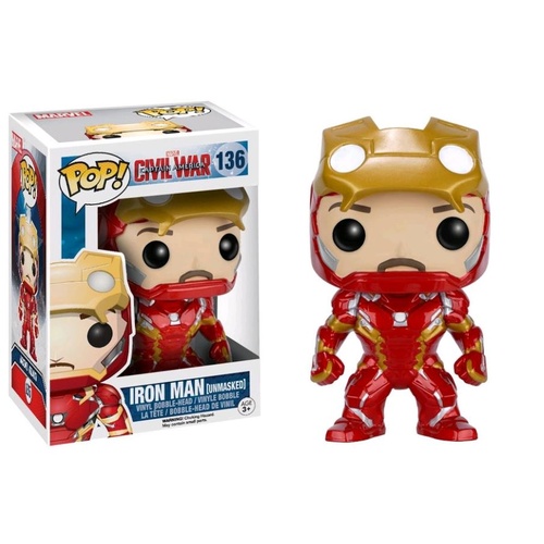 Pop! Vinyl - Captain America 3: Civil War - Iron Man Unmasked US Exclusive