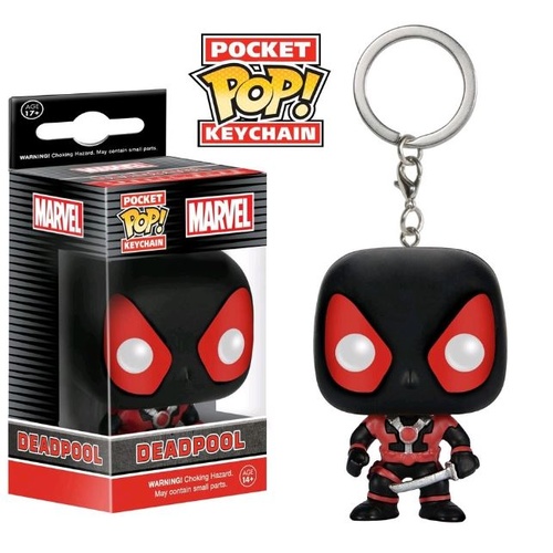 Pop! Vinyl Keychain - Deadpool - Black Deadpool