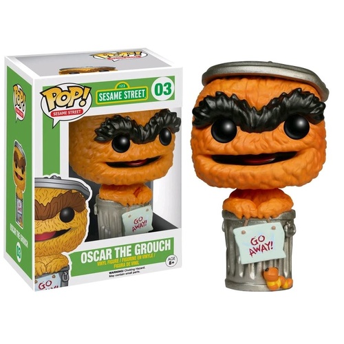 Pop! Vinyl - Sesame Street - Oscar the Grouch Orange US Exclusive