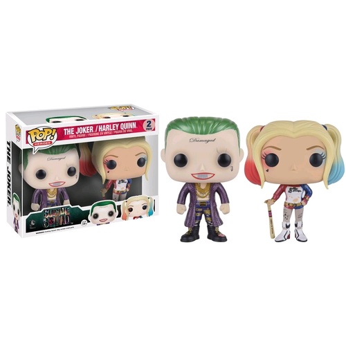 Pop! Vinyl - Suicide Squad - Joker & Harley Quinn Metallic US Exclusive 2 Pack