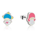 Sanrio Couture Kingdom - Little Twin Stars - Stud Earrings Silver