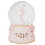 Russell Collection Resin Snow Globe - Ballerina with Dog