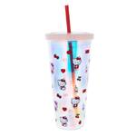 Hello Kitty Pretty In Pink - Beaker & Straw