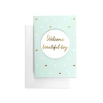 Hallmark Card - Welcome Beautiful Boy Baby Card