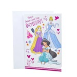 Hallmark Card - Disney Princess Birthday Card