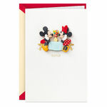 Hallmark Card - Signature Studio Disney Mickey & Minnie Mouse XOXO Card