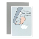 Hallmark Card - Disney Dumbo New Bundle of Happiness Baby Card