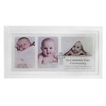 Russell Collection Photo Frame - Christening (3 Openings)