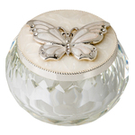 Russell Collection - Glass and Epoxy Butterfly Jewellery Box