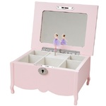 Russell Collection - Ballerina Pavlova Pink Musical Jewellery Box