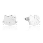 Sanrio Couture Kingdom Precious Metal - Hello Kitty - Stud Earrings Silver