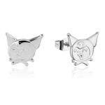 Sanrio Couture Kingdom Precious Metal - Kuromi - Stud Earrings Silver