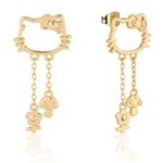 Sanrio Couture Kingdom Precious Metal - Hello Kitty - Outline Stud Earrings Gold