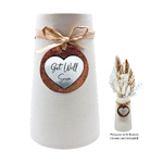 Heartfelt Ceramic Taper Vase - Get Well