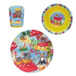 La La Land Bush Party - Melamine Kid's Dinner Set