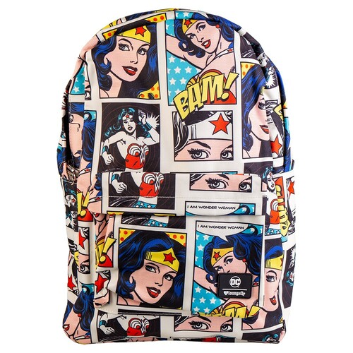 Loungefly DC Wonder Woman - Comic Strip Print Backpack