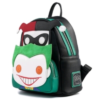 Loungefly Batman - Joker And Harley Cosplay Mini Backpack