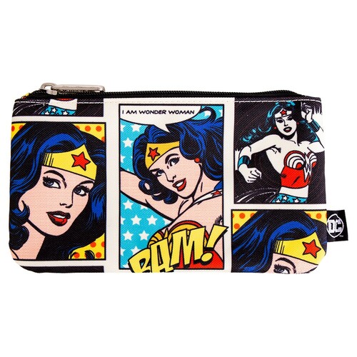 Loungefly DC Wonder Woman - Comic Strip Print Pencil Case