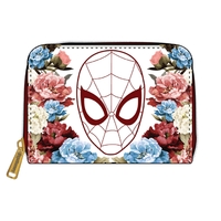 Loungefly Marvel Spider-Man - Floral Zip Around Wallet