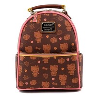 Loungefly Hello Kitty - Pumpkin Spice Aop Convertible Mini Backpack