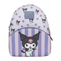 Loungefly Sanrio - Kuromi Stripe Mini Backpack