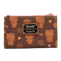 Loungefly Hello Kitty - Pumpkin Spice Aop Flap Wallet