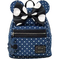 Loungefly Disney Minnie Mouse - Denim Polka Dot Mini Backpack