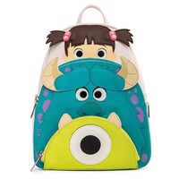 Loungefly Disney/Pixar Monsters Inc - Boo Mike Sully Mini Backpack