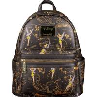 Loungefly Disney Peter Pan - Tinkerbell Gold Print US Exclusive Mini Backpack