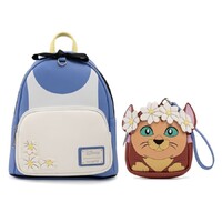 Loungefly Disney Alice in Wonderland - Dress Mini Backpack & Detachable Mini Wristlet