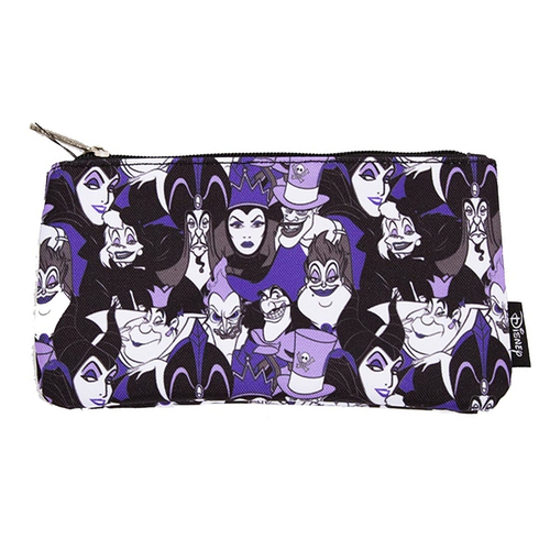 Loungefly Disney - Villains Print Pencil Case