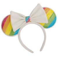 Loungefly Minnie Mouse - Sequin Rainbow Ears Headband