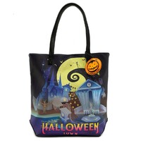 Loungefly Disney The Nightmare Before Christmas - Halloween/Christmas Town Tote Bag