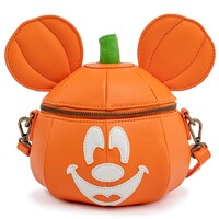 Loungefly Disney Mickey Mouse - Mickey-O-Lantern Glow in the Dark Crossbody Bag