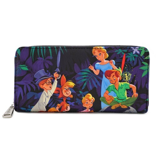 Loungefly Disney Peter Pan Scenes Zip-Around Wallet