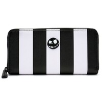 Loungefly Disney The Nightmare Before Christmas - Striped Zip-around Wallet