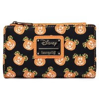 Loungefly Disney Mickey Mouse - Mickey-O-Lantern Glow in the Dark Flap Wallet