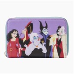 Loungefly Disney Villains - Colour Block Zip Around Wallet