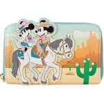 Loungefly Disney - Western Mickey & Minnie Zip Around Wallet